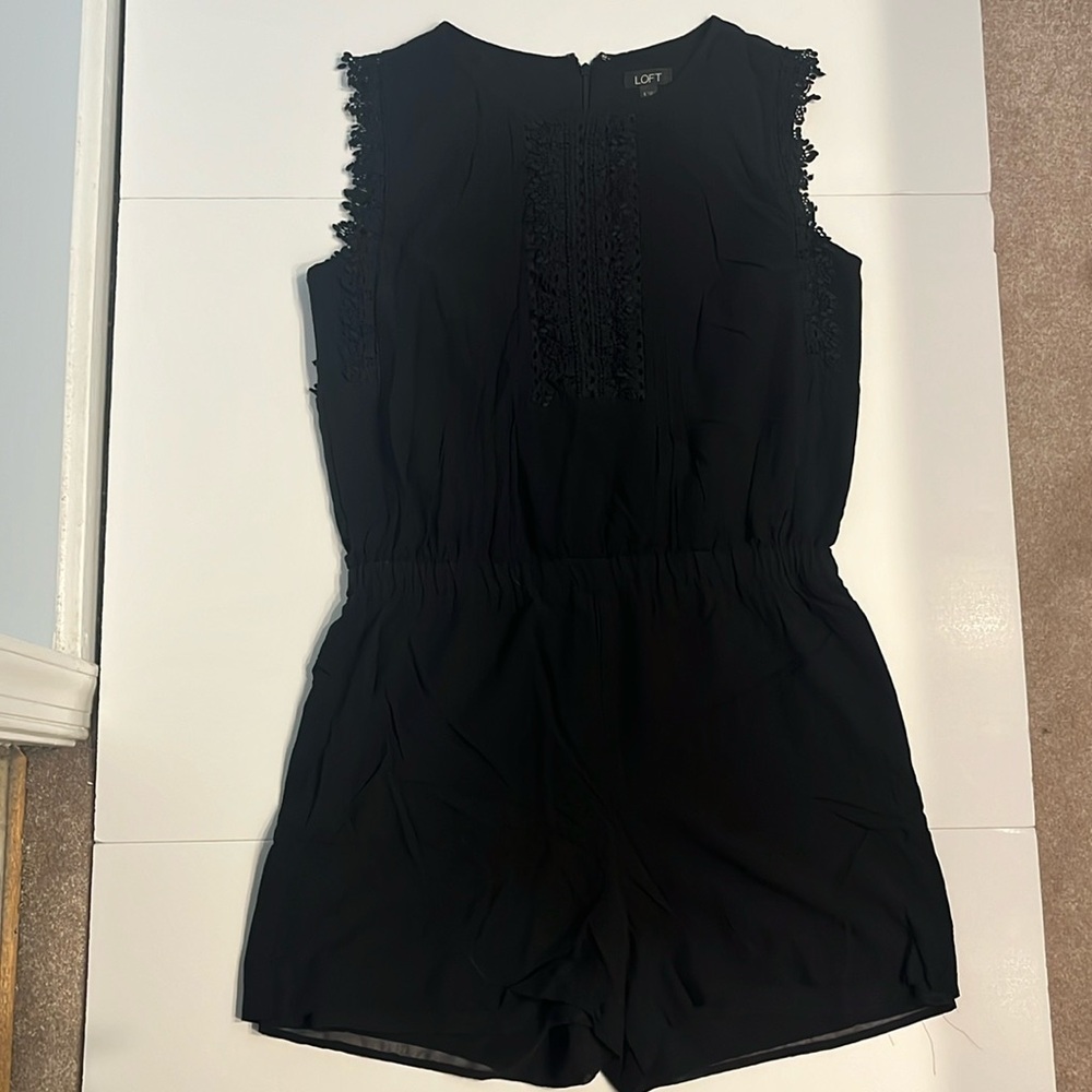 Loft- Black Romper